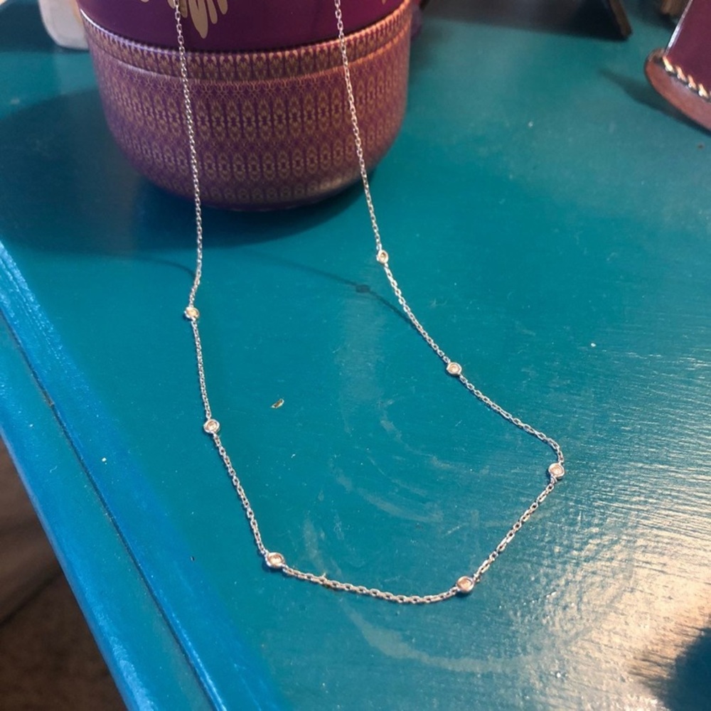 Diamonds by the Yard sterling silver Necklace